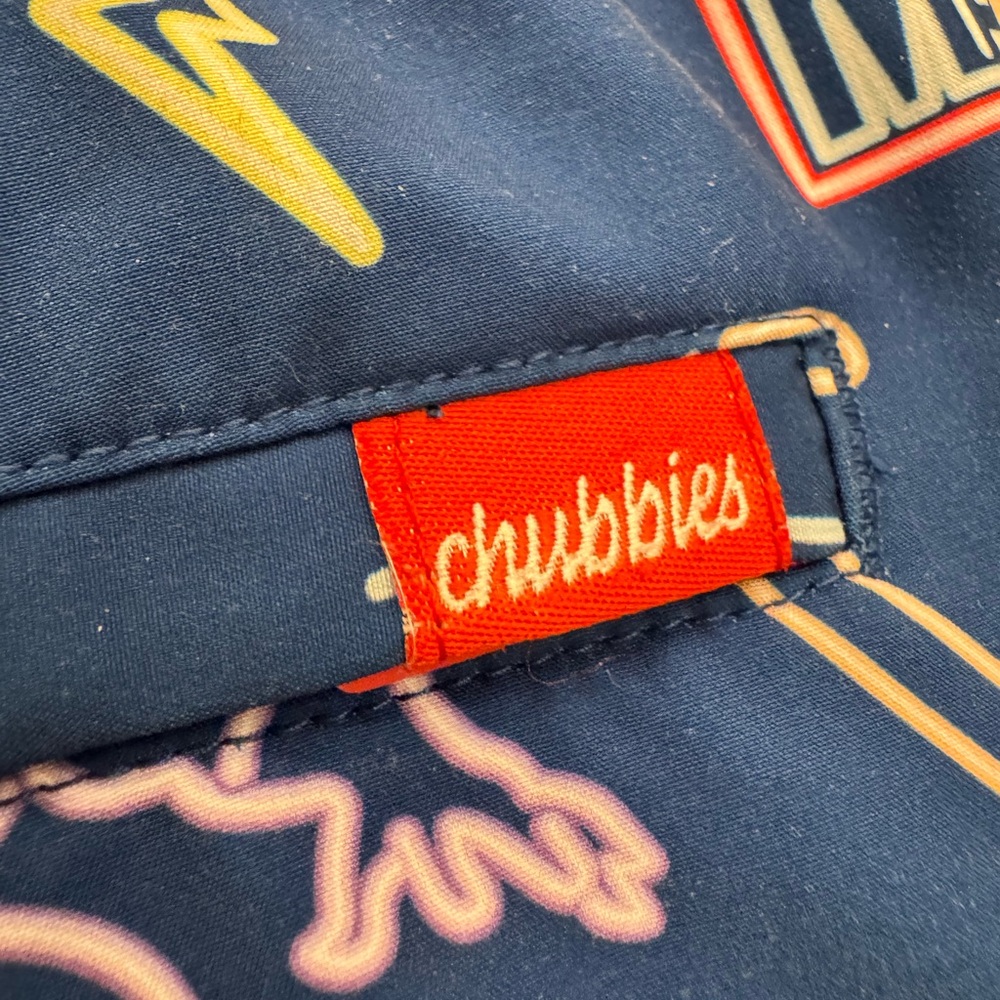 Hard to Find Chubbies Marvel Mens Large Neon Swim Trunks Limited Edition - Small - Picture 4 of 5